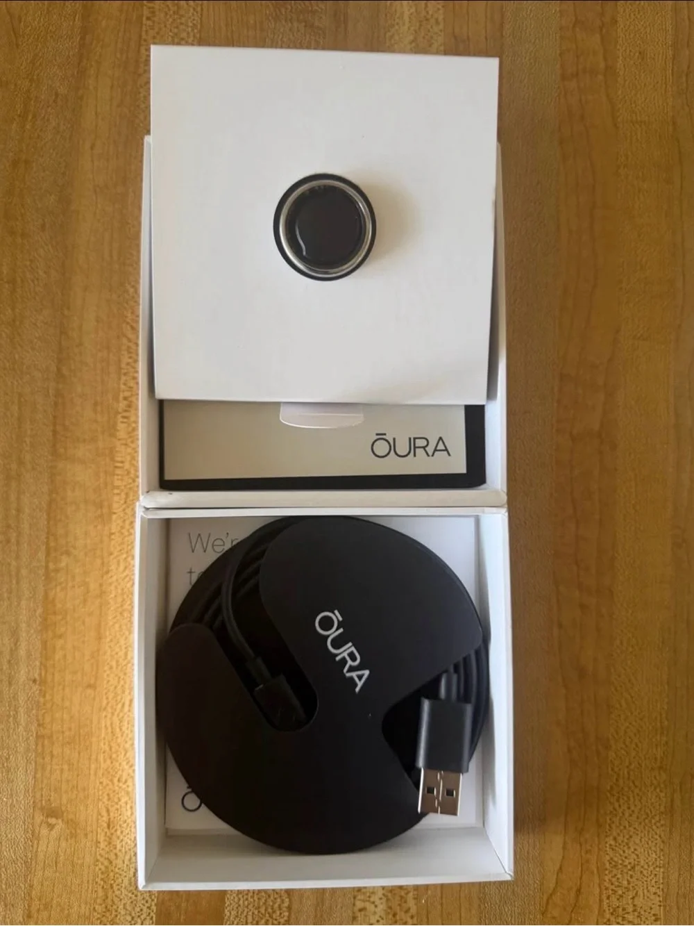 Oura Ring Gen 3 size 10 silver sport.